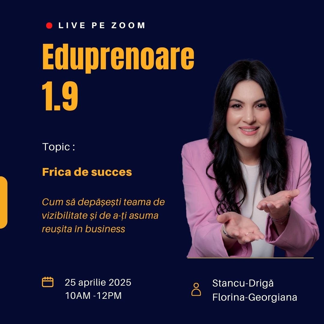 Frica de succes – Cum să depășești teama de vizibilitate și de a-ți asuma reușita în business